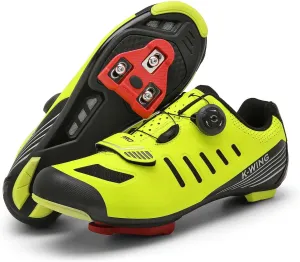 Unisex Cycling Shoes Compatible with pelaton Indoor Road Bike Shoes Mountain Bike Shoes for Men and Women Delta Cleats Clip Outdoor Pedal Bicycle Shoes MTB Shoes for Men