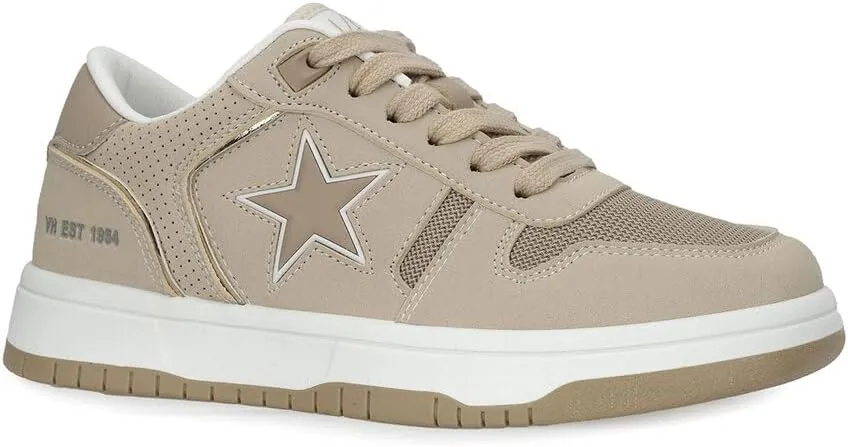 Vintage Havnaa Women's Fresh Sneaker, Beige, 6